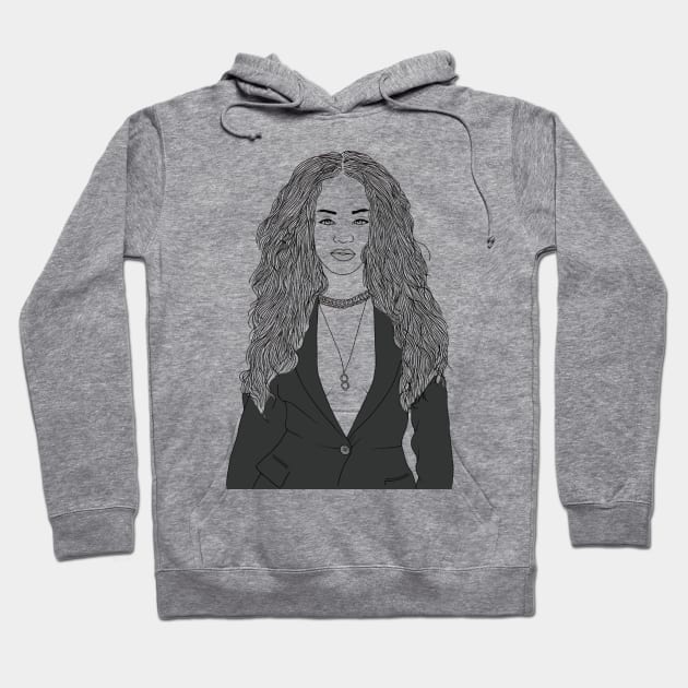 Rihanna Hoodie by Music Legends